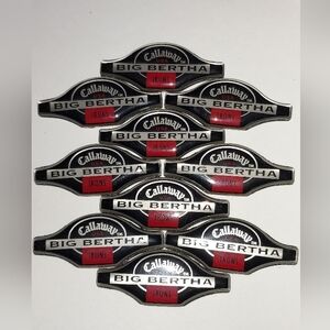 Callaway Big Bertha Iron Badges - Black and Red